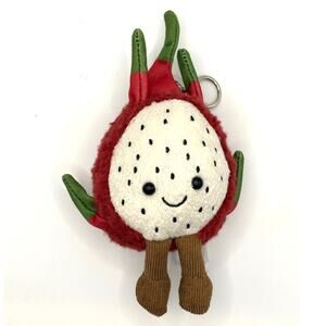 Soft Dragon Fruit Inspired Bag Pendant/Keychain Decoration Toy - New Plush